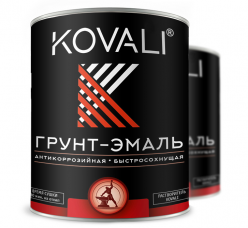 Краска KOVALI матовая черная 0,8 кг